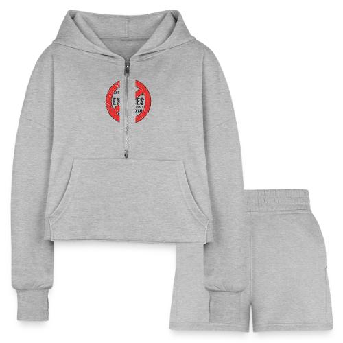 No Excuses | Vintage Style - Women’s Cropped Hoodie & Jogger Short Set