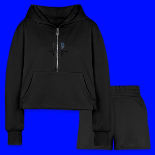 Uncle Sam - Finger - Women’s Cropped Hoodie & Jogger Short Set