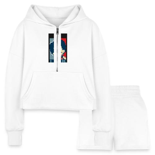 case3iphone5 - Women’s Cropped Hoodie & Jogger Short Set