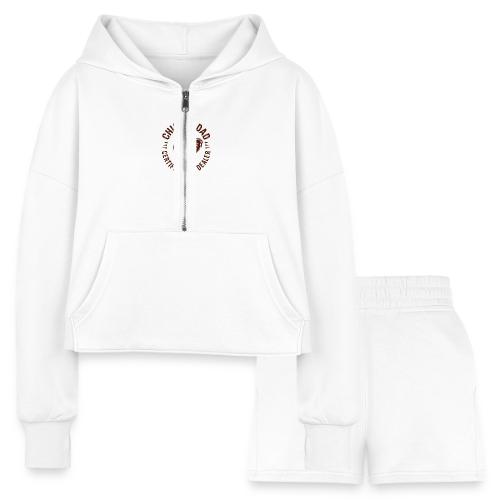 Chicken Dad – Certified Egg Dealer - Women’s Cropped Hoodie & Jogger Short Set