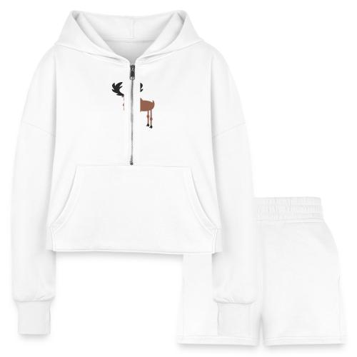 Moose - Women’s Cropped Hoodie & Jogger Short Set