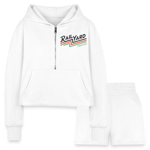 Full Color Railyard Logo - Women’s Cropped Hoodie & Jogger Short Set