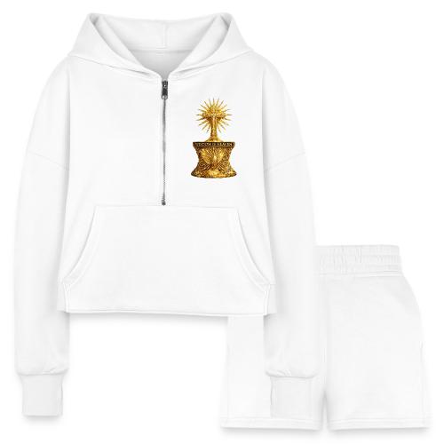 Wisdom is Heaven - Women’s Cropped Hoodie & Jogger Short Set