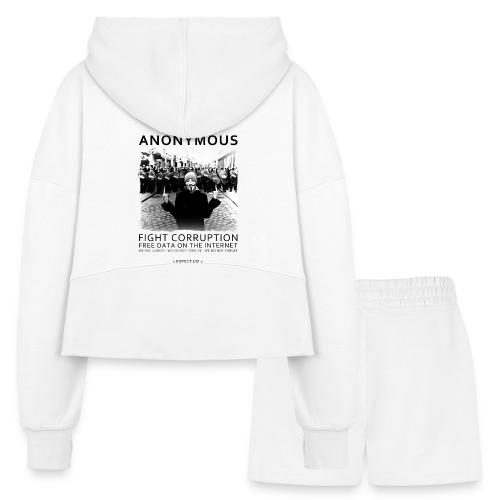 Anonymous 4 - Women’s Cropped Hoodie & Jogger Short Set