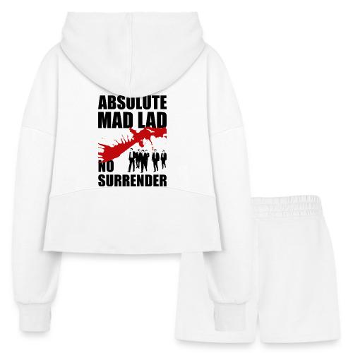 Mad Lad - No Surrender - Women’s Cropped Hoodie & Jogger Short Set