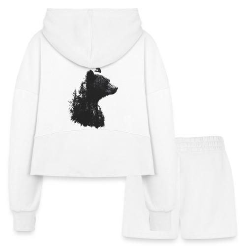 Forest Within the Bear - Women’s Cropped Hoodie & Jogger Short Set
