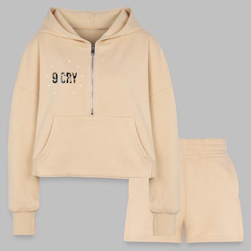 Kaysinners 9 Cry - Women’s Cropped Hoodie & Jogger Short Set