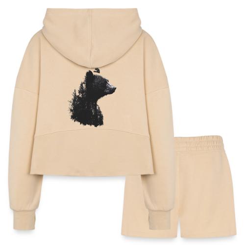Forest Within the Bear - Women’s Cropped Hoodie & Jogger Short Set
