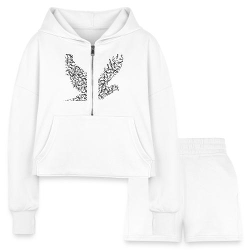DOVE Peace in FLIGHT - Women’s Cropped Hoodie & Jogger Short Set