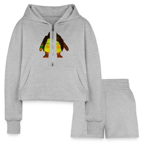The Lemon Sister P - Women’s Cropped Hoodie & Jogger Short Set
