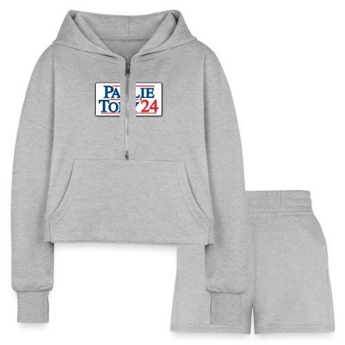 Paulie & Tony for Co-President 2024 - Women’s Cropped Hoodie & Jogger Short Set