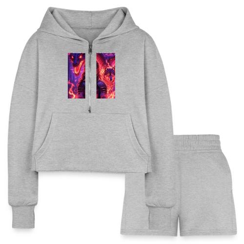 Your paragraph text 20251206 210659 0000 - Women’s Cropped Hoodie & Jogger Short Set