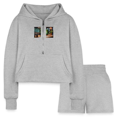 blueprint 06632d5a 5fd4 79a3 8000 7e45f84ac268 - Women’s Cropped Hoodie & Jogger Short Set