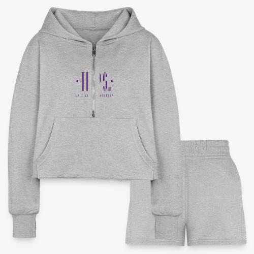Original Trips Inc.™ logo apparel - Women’s Cropped Hoodie & Jogger Short Set