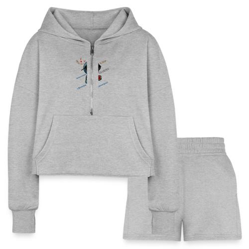 Smoon City 2_I heart Mrs S - Women’s Cropped Hoodie & Jogger Short Set