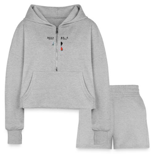 Being Mrs. S_Middle_Denver Since 2020 - Women’s Cropped Hoodie & Jogger Short Set