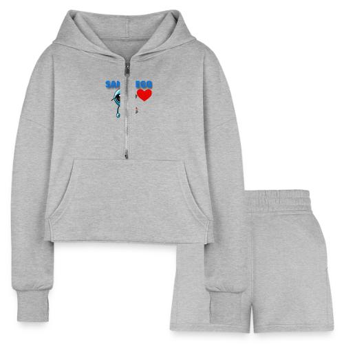 Smoon City_San Diego - Women’s Cropped Hoodie & Jogger Short Set