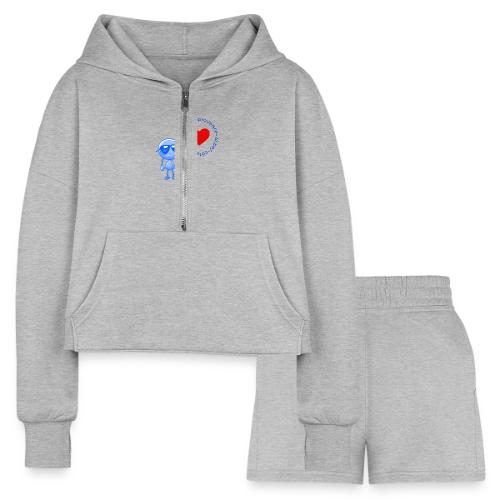 Smoon City_Cassis Provence Alpes Côte d Azur - Women’s Cropped Hoodie & Jogger Short Set
