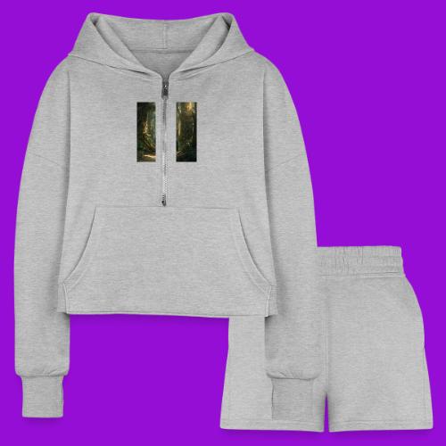 Wizards Walk - Women’s Cropped Hoodie & Jogger Short Set
