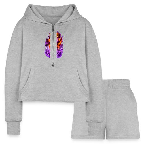 The Fire Ghost 26 - Women’s Cropped Hoodie & Jogger Short Set
