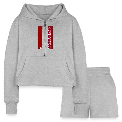 case2aiphone5 - Women’s Cropped Hoodie & Jogger Short Set