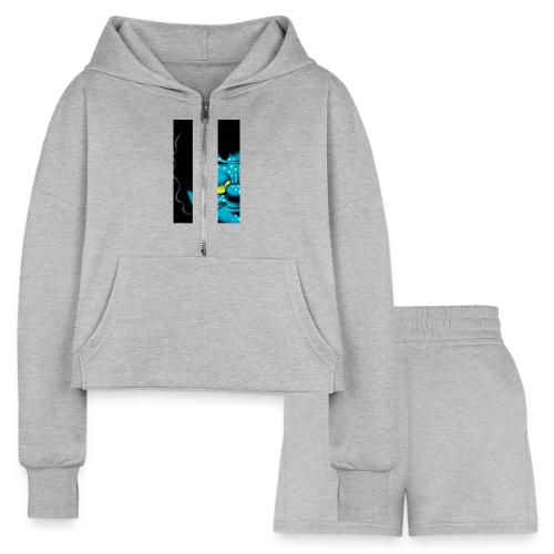 case4iphone5 - Women’s Cropped Hoodie & Jogger Short Set