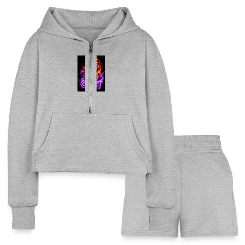 FIRE GHOST 26 - Women’s Cropped Hoodie & Jogger Short Set