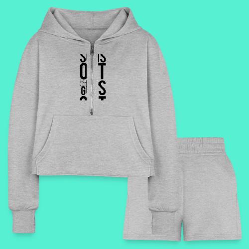 Suns Out Gym Motivation - Women’s Cropped Hoodie & Jogger Short Set