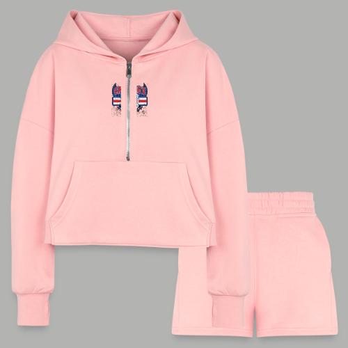 Bomber - Women’s Cropped Hoodie & Jogger Short Set
