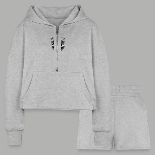 Knight - Women’s Cropped Hoodie & Jogger Short Set