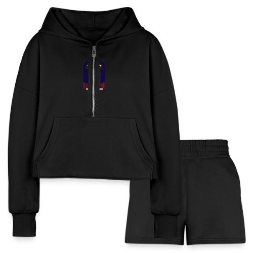 FOE LOGO - Women’s Cropped Hoodie & Jogger Short Set