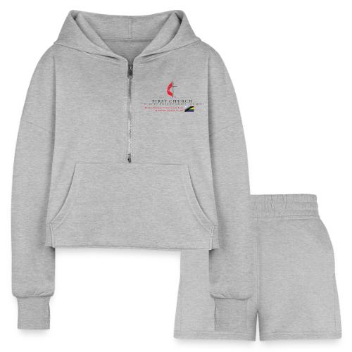 FUMCSD Logo - Women’s Cropped Hoodie & Jogger Short Set
