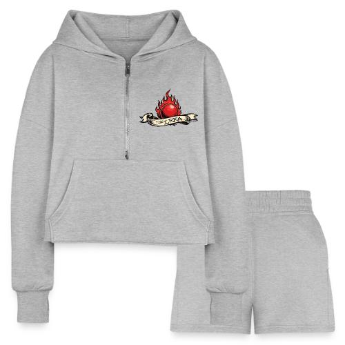 Tattoo LRKA Logo - Women’s Cropped Hoodie & Jogger Short Set
