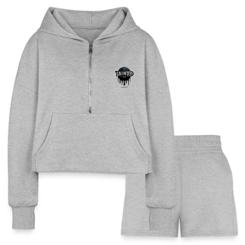 Taintedco - Women’s Cropped Hoodie & Jogger Short Set