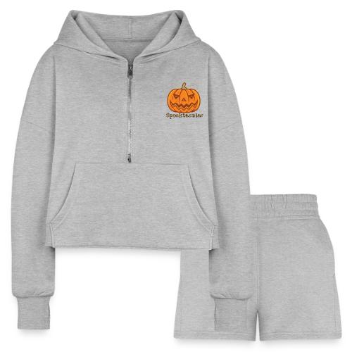 Spooktacular - Women’s Cropped Hoodie & Jogger Short Set