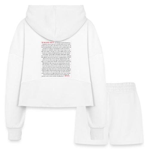We Welcome You If ... - Women’s Cropped Hoodie & Jogger Short Set