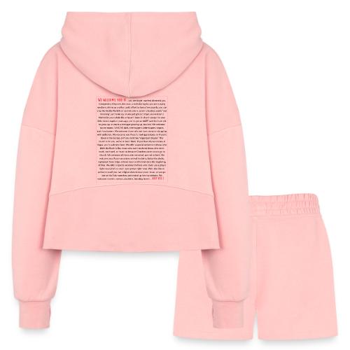 We Welcome You If ... - Women’s Cropped Hoodie & Jogger Short Set