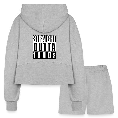 STRAIGHT OUTTA 1900S - Women’s Cropped Hoodie & Jogger Short Set