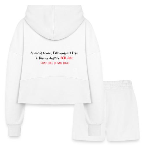 Radical Grace, Extravagant Love & Divine Justice - Women’s Cropped Hoodie & Jogger Short Set