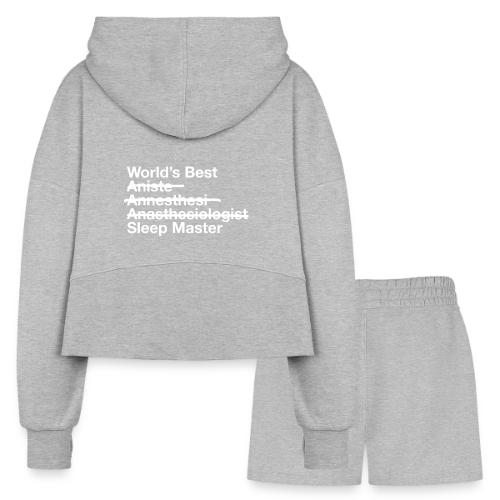 Worlds Best Anesthesiologist - Women’s Cropped Hoodie & Jogger Short Set
