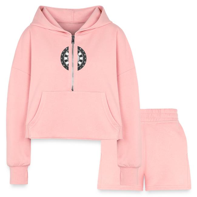 Producer Jay on Dartboard with Fusco Show back