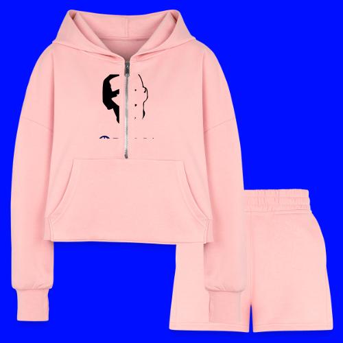 Obama - Women’s Cropped Hoodie & Jogger Short Set