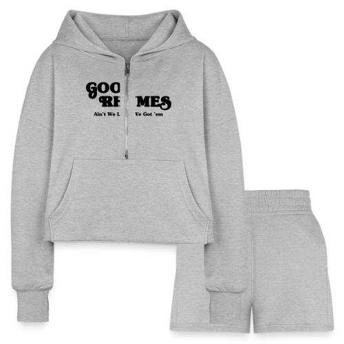 Good Rhymes - Women’s Cropped Hoodie & Jogger Short Set