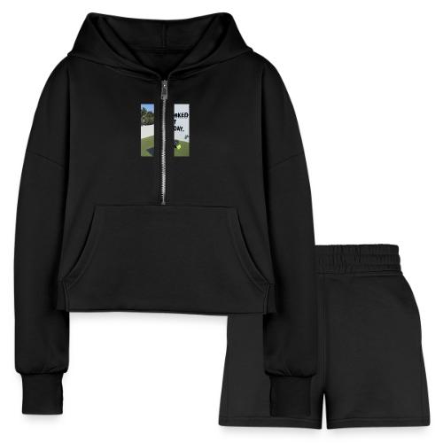 D17F58E8 724E 4980 906F 2BC5DF1F7B58 - Women’s Cropped Hoodie & Jogger Short Set