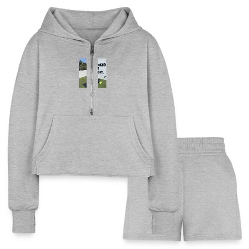 D17F58E8 724E 4980 906F 2BC5DF1F7B58 - Women’s Cropped Hoodie & Jogger Short Set