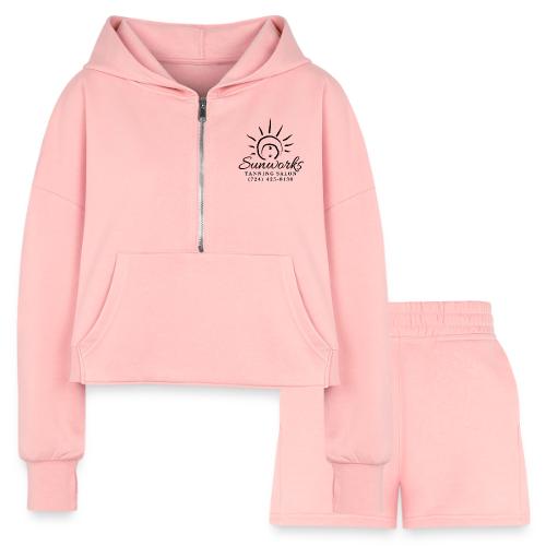 Minimalist - Women’s Cropped Hoodie & Jogger Short Set