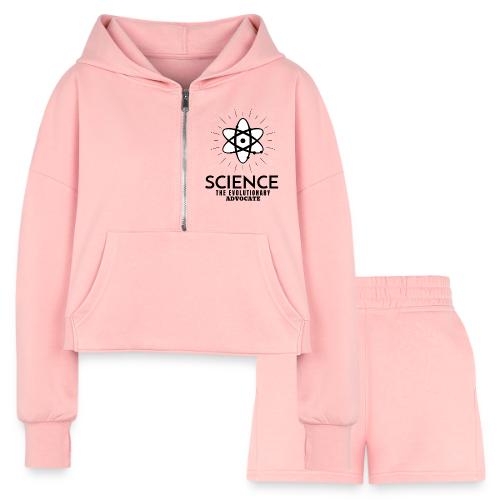 Science The Evolutionary Advocate - Women’s Cropped Hoodie & Jogger Short Set