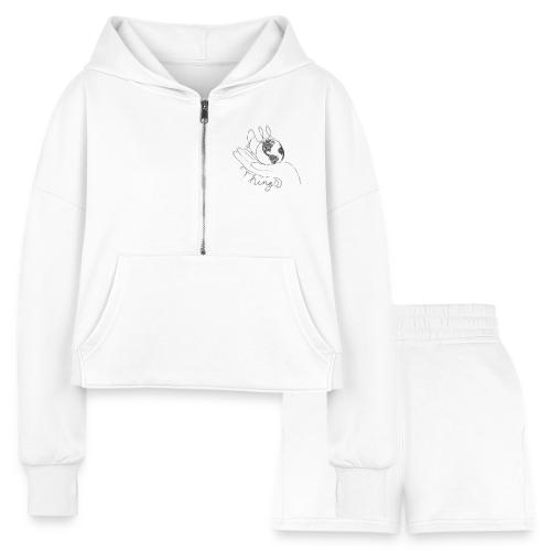 In His Hands - Women’s Cropped Hoodie & Jogger Short Set