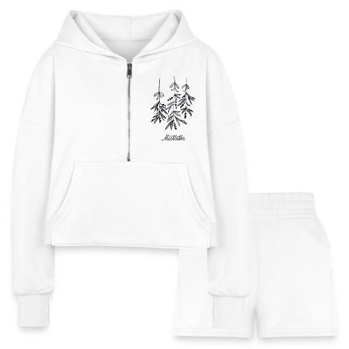 Mistletoe - Women’s Cropped Hoodie & Jogger Short Set
