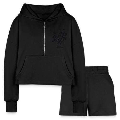 Mistletoe - Women’s Cropped Hoodie & Jogger Short Set